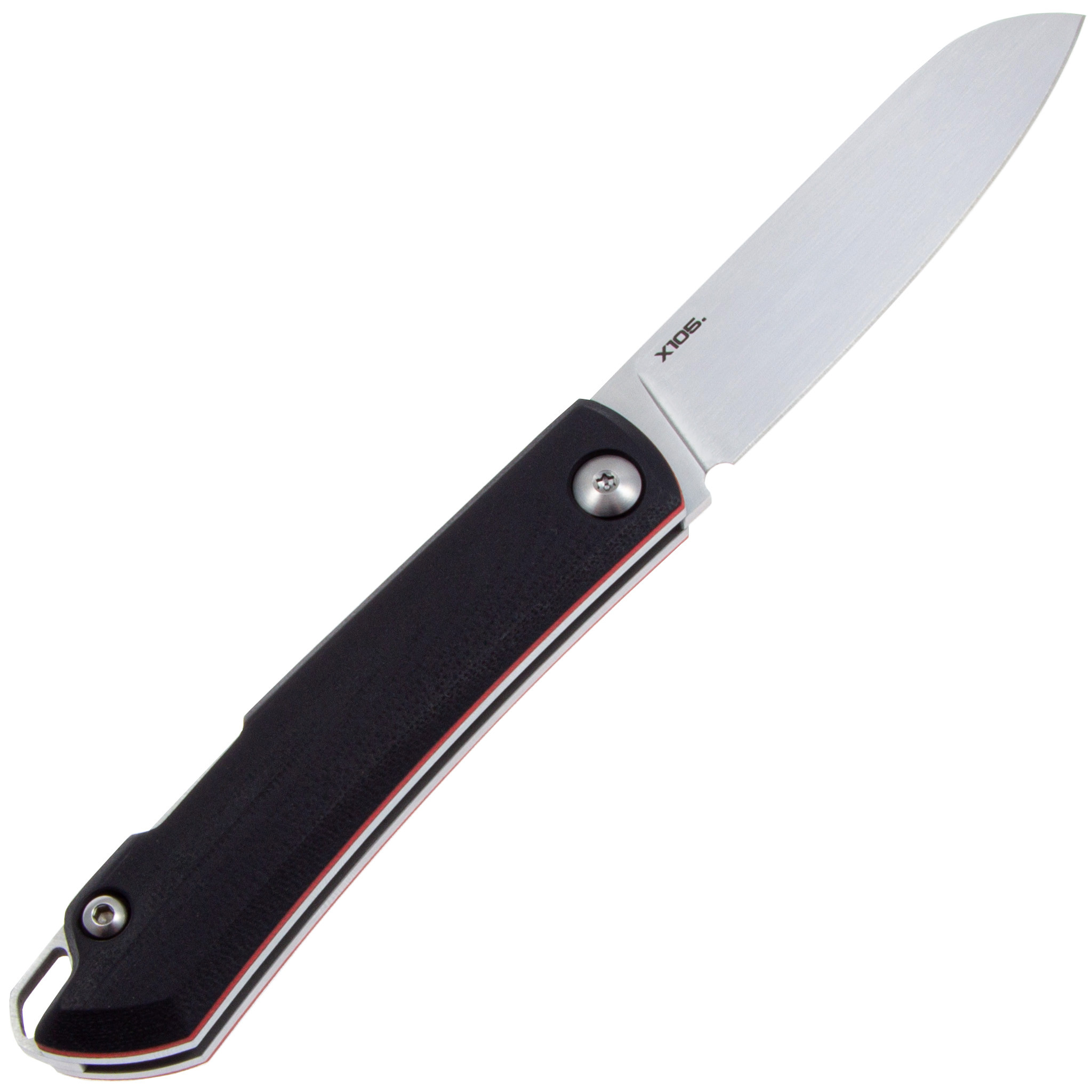 Нож складной "Bro" (X105, G10 bl/red sat.)